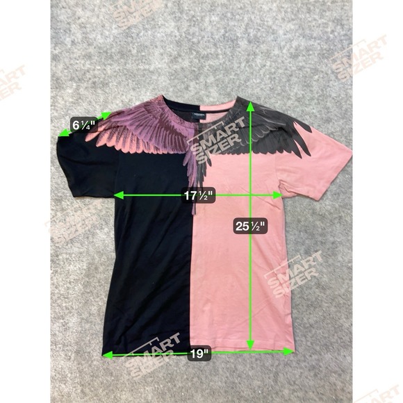 Marcelo‎ Burlon County Of Milan Regular Wings T-Shirt Black - Size XXS NWOT - Picture 6 of 7